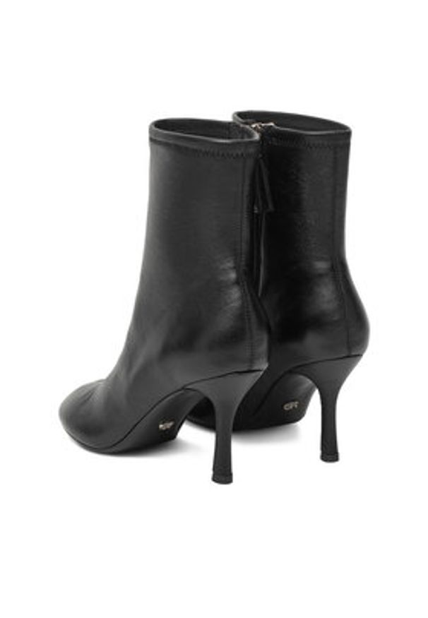 Gino Rossi Botki EO-PURO-V19287 Czarny. Kolor: czarny. Materiał: skóra