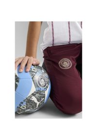 Puma - Młodzieżowe spodnie treningowe Manchester City PUMA Dark Jasper Red. Kolor: czerwony