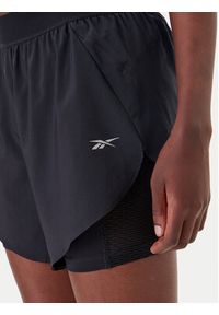 Reebok Szorty sportowe Running 100075412 Czarny Regular Fit. Kolor: czarny. Materiał: syntetyk. Sport: bieganie #5