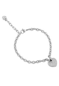 Guess Bransoletka JUBB05 214JW Srebrny. Materiał: metalowe. Kolor: srebrny #1