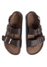 Birkenstock Sandały Milano Bs 0034101 Brązowy. Kolor: brązowy. Materiał: skóra