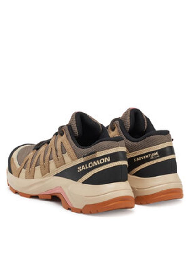 salomon - Salomon Trekkingi X-Adventure Recon Gore Tex L47815500 Brązowy. Kolor: brązowy. Materiał: nubuk, skóra