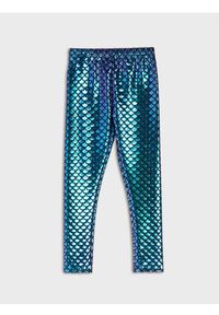 Sinsay - Legginsy z efektem holograficznym - fioletowy. Kolor: fioletowy #1