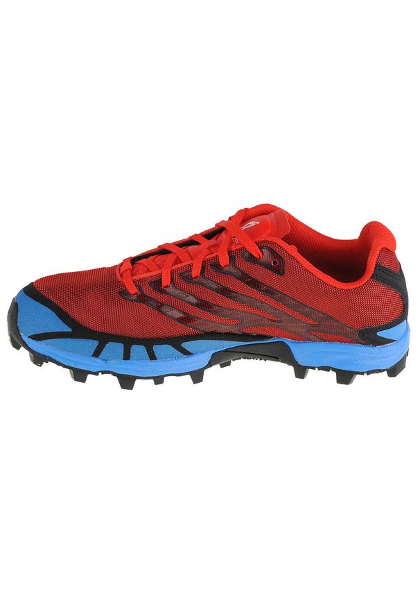 Buty do biegania damskie, Inov-8 X-Talon 255. Kolor: czerwony, niebieski, wielokolorowy. Materiał: guma, syntetyk, materiał