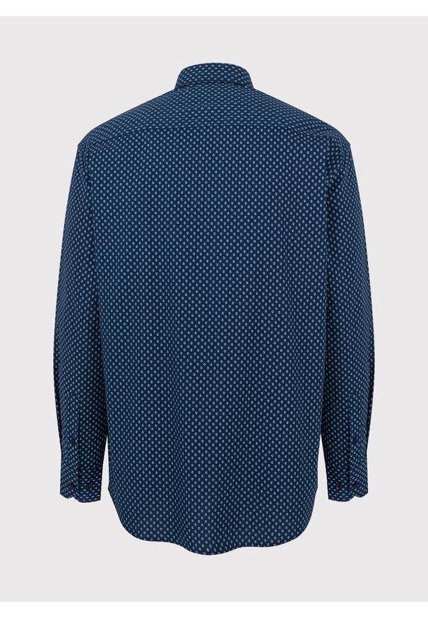 PAKO LORENTE – Granatowa koszula o prostym kroju we wzór paisley P24SF-1X-029-G-R - Pako Lorente. Kolor: niebieski. Długość rękawa: długi rękaw. Długość: długie. Wzór: paisley