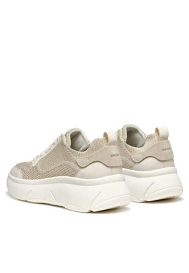 Geox Sneakersy D Nebula 2.0 X D55NHA 09T22 C6738 Beżowy. Kolor: beżowy. Materiał: materiał