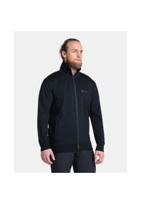 Męska bawełniana bluza Kilpi BOBBY-M. Typ kołnierza: kaptur. Kolor: czarny. Materiał: bawełna