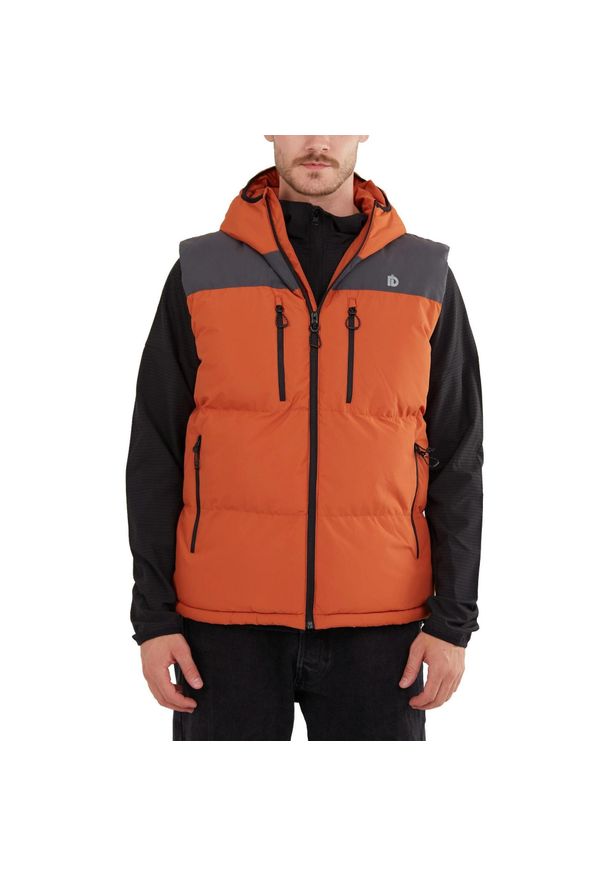 FUNDANGO - Kamizelka męska Fundango Laurel Padded. Kolor: czerwony. Sport: turystyka piesza