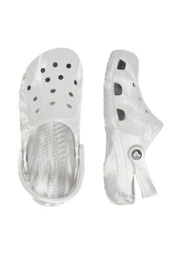 Crocs Klapki C-BAYA MARBLED CLOG 206935-1FS Szary. Kolor: szary