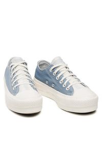Converse Trampki Chuck Taylor All Star Lift Ox 572710C Błękitny. Kolor: niebieski. Materiał: materiał #4