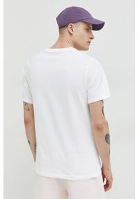 Converse t-shirt bawełniany kolor biały z nadrukiem. Kolor: biały. Materiał: bawełna. Wzór: nadruk #3