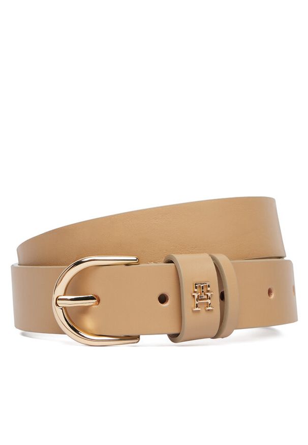 TOMMY HILFIGER - Pasek Tommy Hilfiger. Kolor: beżowy