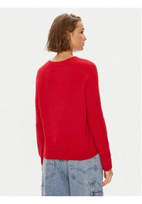 Weekend Max Mara Sweter Ghiacci 2425366111 Czerwony Standard Fit. Kolor: czerwony. Materiał: wełna