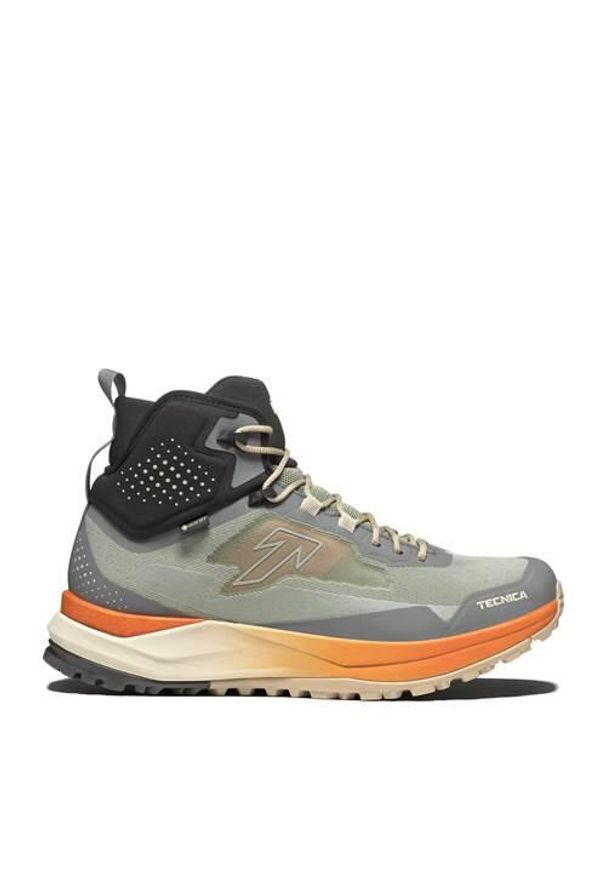 TECNICA - Buty trekkingowe męskie Tecnica Spark S Mid Gtx. Wysokość cholewki: za kostkę. Kolor: szary. Materiał: materiał, syntetyk. Szerokość cholewki: normalna