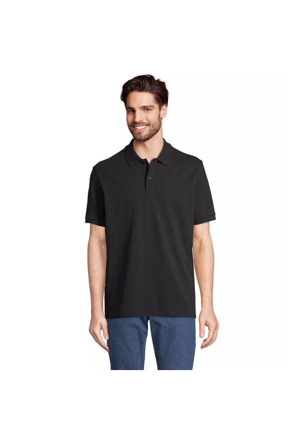 SOL'S - Polo Sol's Pegase. Typ kołnierza: polo. Kolor: czarny