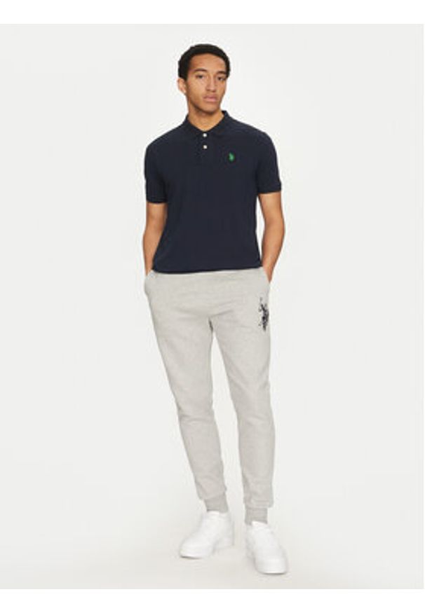 U.S. Polo Assn. Polo MUP3637 Granatowy Regular Fit. Typ kołnierza: polo. Kolor: niebieski. Materiał: bawełna
