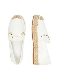 DeeZee Espadryle MSD53 Biały. Kolor: biały. Materiał: materiał #7