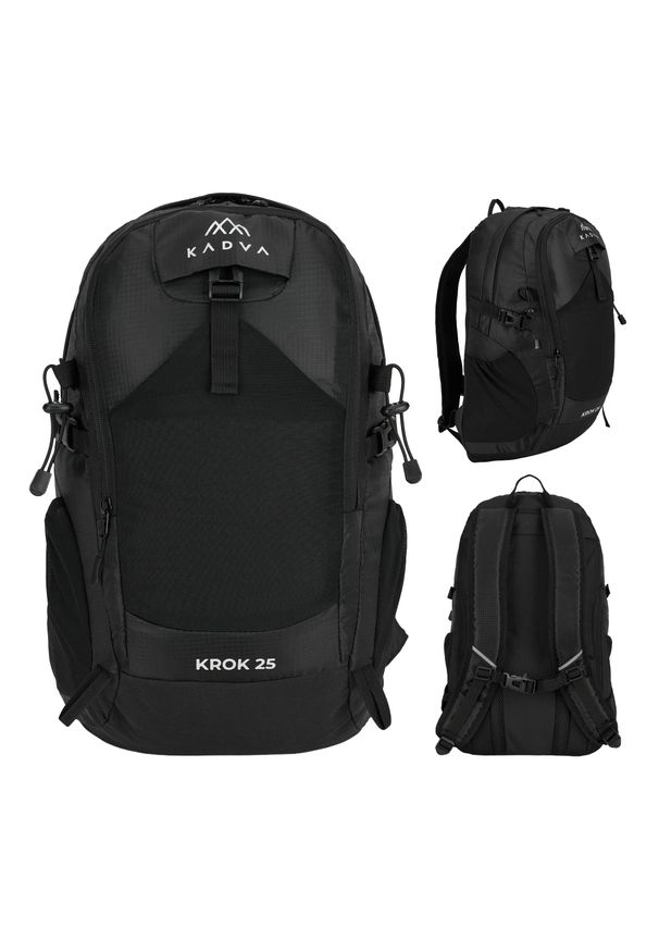 Plecak miejski KADVA Krok 25 l. Kolor: czarny