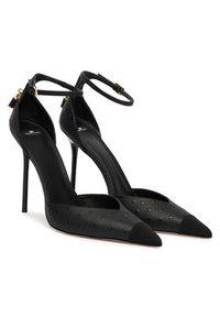 Elisabetta Franchi Szpilki SA-99B-62E2-V690 Czarny. Kolor: czarny. Materiał: skóra. Obcas: na szpilce #2