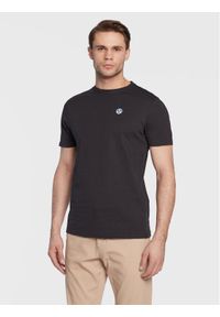 North Sails T-Shirt 692812 Czarny Regular Fit. Kolor: czarny. Materiał: bawełna #1