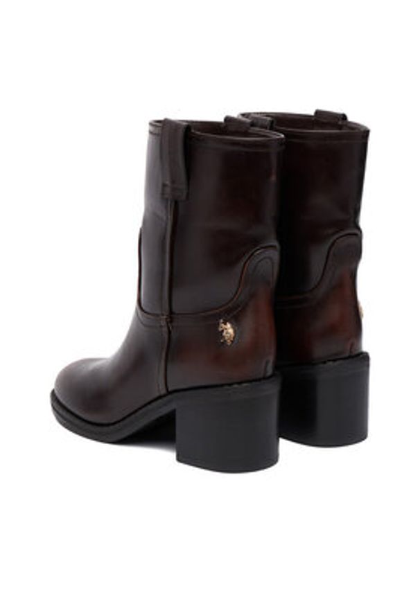 U.S. Polo Assn. Botki EO-KATIA001W/EY1 Brązowy. Kolor: brązowy. Materiał: materiał