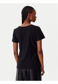 Morgan T-Shirt 242-DLUCAS Czarny Regular Fit. Kolor: czarny. Materiał: bawełna