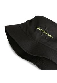 Calvin Klein Jeans Kapelusz Monogram Bucket Hat K60K611029 Czarny. Kolor: czarny. Materiał: materiał #3