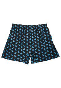 Niebieskie Męskie Bokserki Kaczuszki Redo. Kolor: czarny. Materiał: bawełna #2