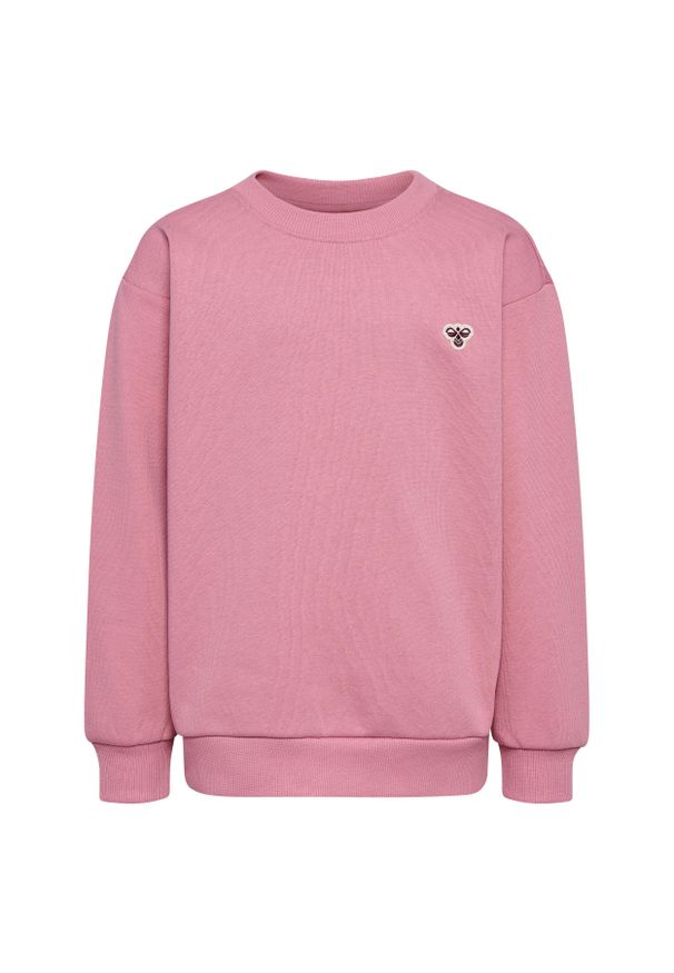 Bluza dziecięca Hummel Bee. Kolor: różowy. Materiał: bawełna, materiał