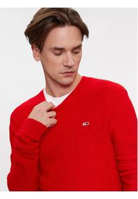 Tommy Jeans Sweter DM0DM15060 Czerwony Regular Fit. Kolor: czerwony. Materiał: syntetyk #4