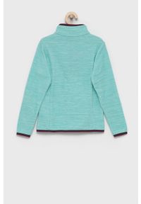 CMP Bluza dziecięca kolor zielony melanżowa. Okazja: na co dzień. Kolor: turkusowy. Materiał: materiał, dzianina. Wzór: melanż. Styl: casual #2