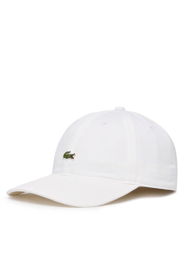 Lacoste Czapka z daszkiem RK0491 Biały. Kolor: biały. Materiał: bawełna