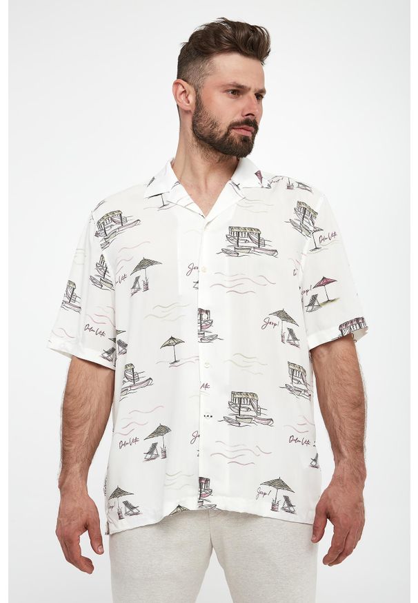 Koszula męska z krótkim rękawem Kawai JOOP!. Długość rękawa: krótki rękaw. Długość: krótkie