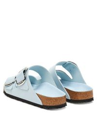 Birkenstock Klapki Arizona Big Buckle Hex 1030374 Błękitny. Kolor: niebieski. Materiał: skóra #2