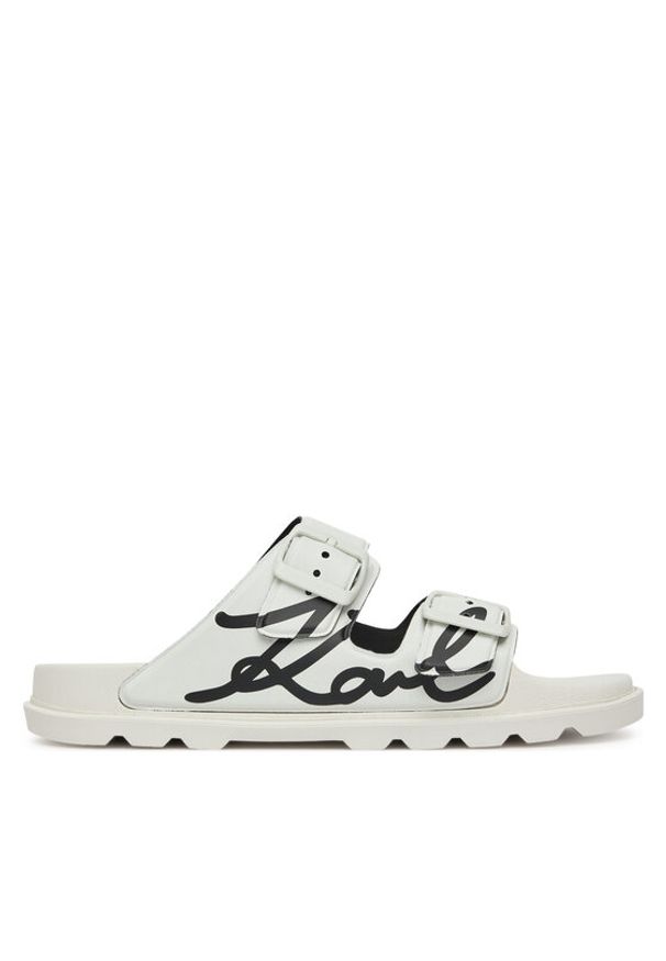 Karl Lagerfeld - KARL LAGERFELD Klapki Kondo Tred KL80972 Biały. Kolor: biały