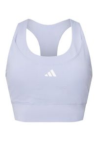 Adidas - adidas Biustonosz sportowy Run Pocket JI5991 Fioletowy Slim Fit. Kolor: fioletowy. Materiał: syntetyk. Sport: bieganie #7