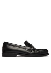 Calvin Klein Lordsy Round Loafer Lth HW0HW03031 Czarny. Kolor: czarny. Materiał: skóra #1