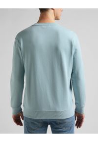 Lee - LEE PLAIN CREW SWS MĘSKA BLUZA LOGO ICE BLUE L81ISPUY #3