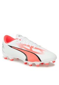 Puma Buty do piłki nożnej Ultra Play Fg/Ag 107423 01 Biały. Kolor: biały. Materiał: skóra #6