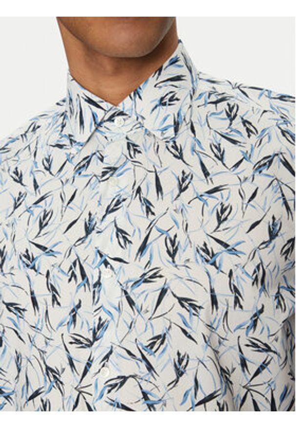 BOSS Koszula H-Joe 50539145 Niebieski Regular Fit. Kolor: niebieski. Materiał: bawełna