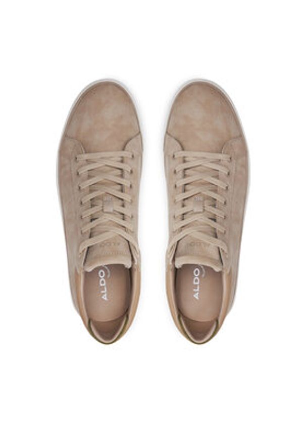 Aldo Sneakersy Finespec 13615187 Beżowy. Kolor: beżowy. Materiał: skóra