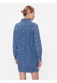 Tommy Jeans Sukienka jeansowa Aline Ls Dress Ah5032 Ext DW0DW17542 Niebieski Regular Fit. Kolor: niebieski. Materiał: bawełna #5