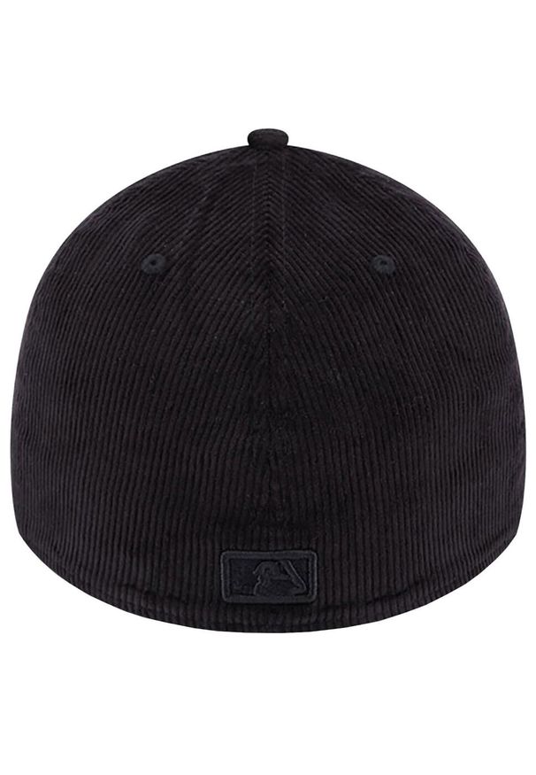 New Era - Czapka z daszkiem męska Cord 39THIRTY New York Yankees Cap. Kolor: czarny. Materiał: bawełna