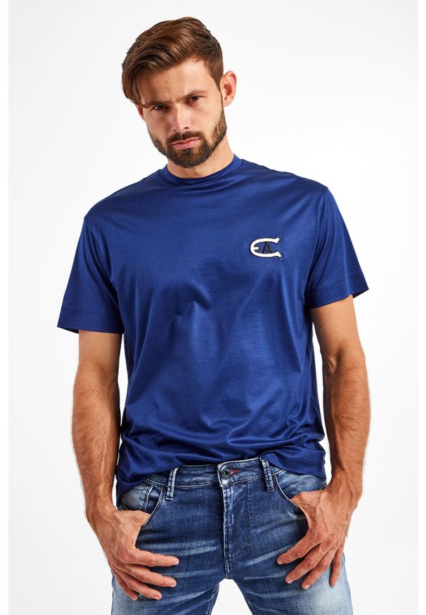 Emporio Armani - T-SHIRT EMPORIO ARMANI. Wzór: haft