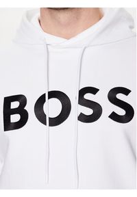 BOSS - Boss Bluza 50482887 Biały Relaxed Fit. Kolor: biały. Materiał: bawełna #4