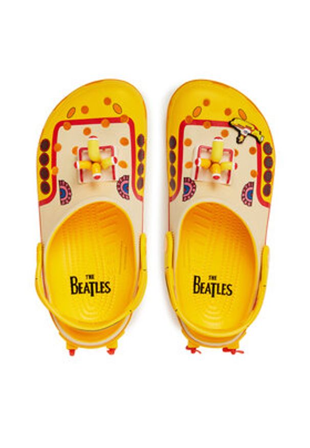 Crocs Klapki Beatles Ylw Sb Cls Clg 210893 Kolorowy. Wzór: kolorowy