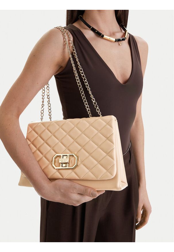 Nine West Torebka CEO-Blanca-LDA8701 Beżowy. Kolor: beżowy