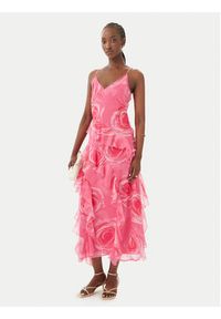 Vero Moda Sukienka wieczorowa Smilla 10346307 Różowy Regular Fit. Kolor: różowy. Materiał: syntetyk. Styl: wizytowy #5