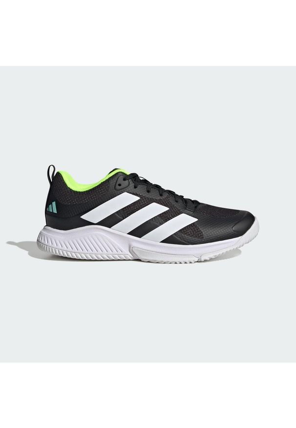Buty do siatkówki dla dorosłych Adidas Court Team Bounce 2.0 Shoes. Kolor: czarny, niebieski, wielokolorowy, biały. Materiał: materiał. Sport: siatkówka