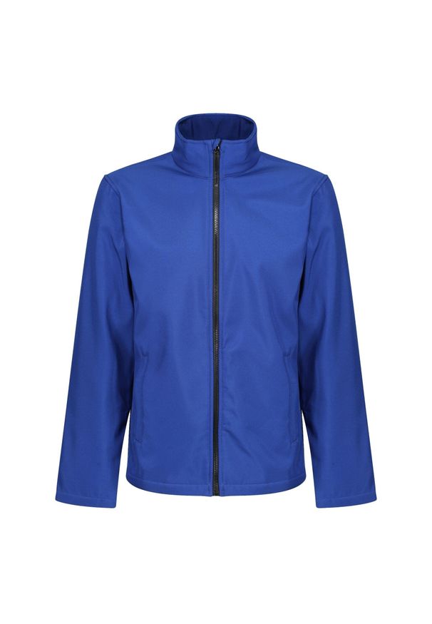 Regatta - Softshell Męski Ablaze. Kolor: czarny, niebieski, wielokolorowy. Materiał: softshell. Sezon: jesień. Sport: turystyka piesza